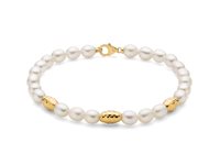 Bracciale Miluna Donna Pepite di perle in Argento Perla PBR3639G